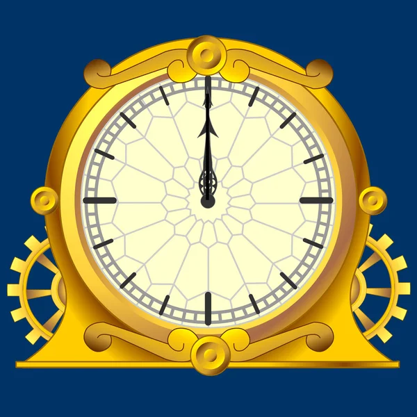 Relógio mágico vintage — Vetor de Stock