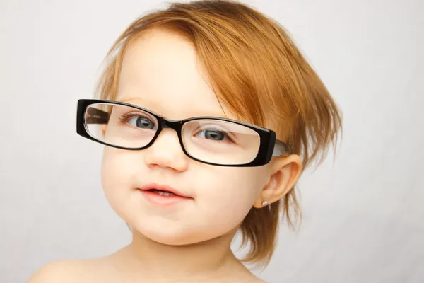 Child Glasses Funny — Stock Photo, Image