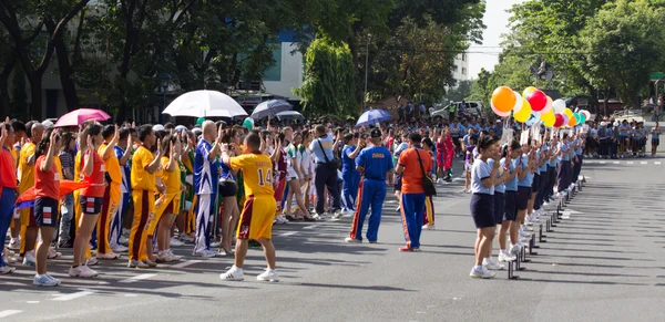 stock image Philippine National Police sports feast 2012