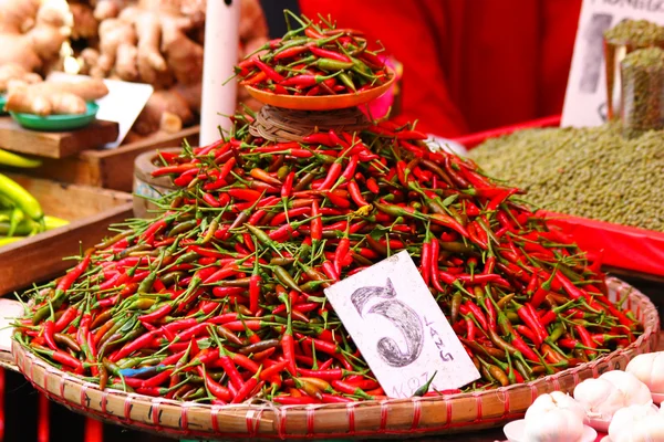 Red asian chili — Stock Photo, Image