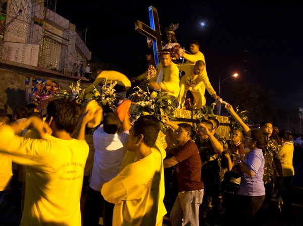 Fest av svarta nazarene i mindanao, Filippinerna — Stockfoto