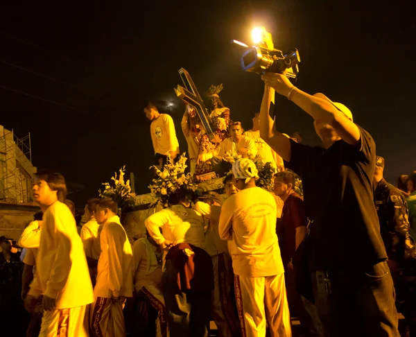 민다나오, 필리핀에서에서 블랙 나사 렛의 축제 — 스톡 사진