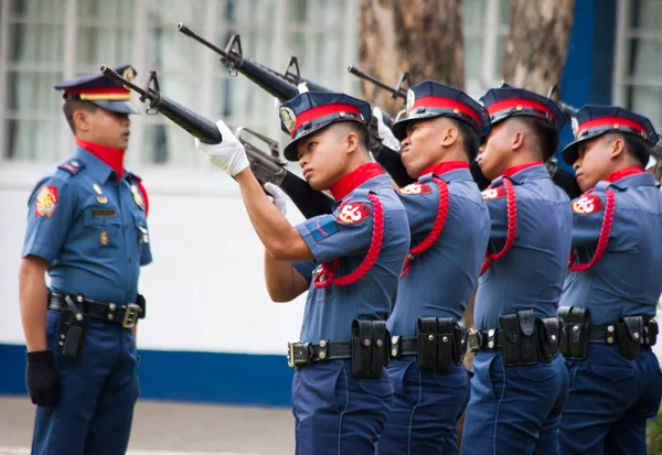 フィリピンのナショナル警察 25 周年記念 — ストック写真