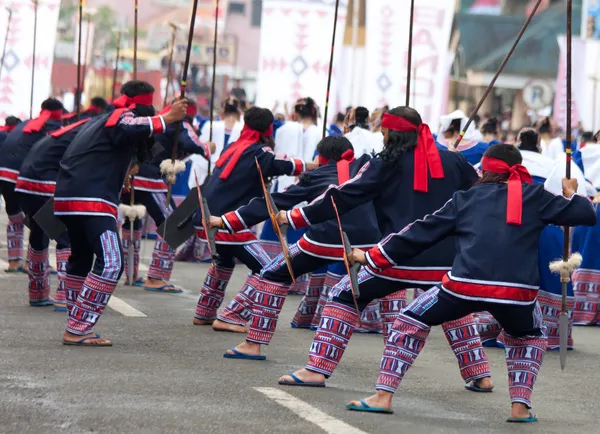 Kaamulan street, χορός 2012 (bukidnon, Φιλιππίνες) — Φωτογραφία Αρχείου