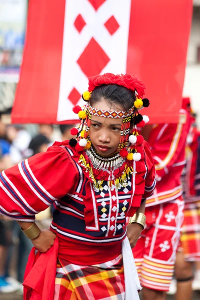 Вулиця kaamulan, танці 2012 (bukidnon, Філіппіни) — стокове фото