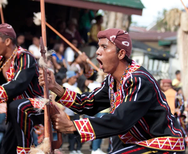 Вулиця kaamulan, танці 2012 (bukidnon, Філіппіни) — стокове фото