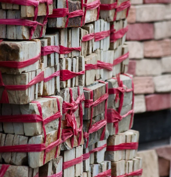 stock image Bricks ready for delivery