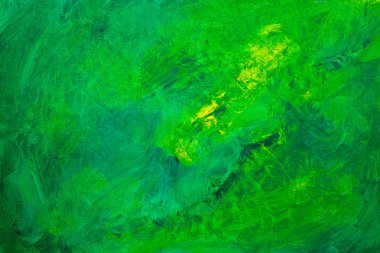 Abstract Green Acrylic Painted Background clipart