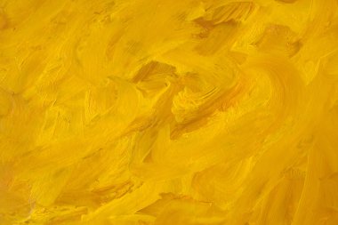 Abstract Yellow Orange Acrylic Painted Background clipart