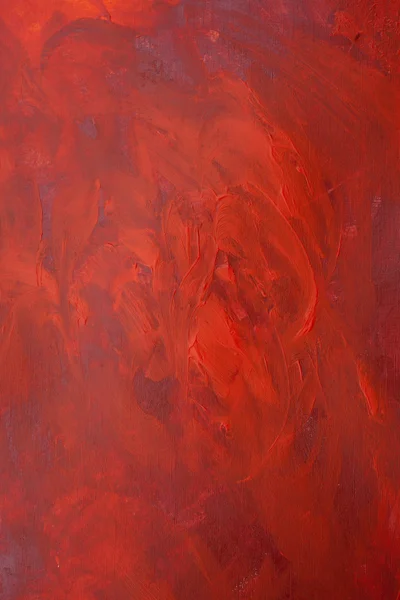 Abstracte rode acryl achtergrond geschilderd — Stockfoto