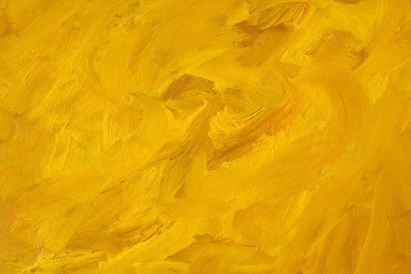 Soyut sarı turuncu akrilik boyalı arka plan — Stok fotoğraf