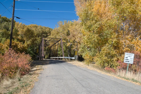 Black Bridge near Paonia, Colorado — Stock Photo, Image