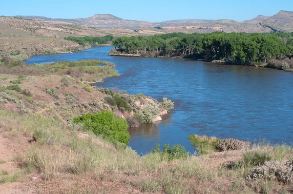Côtes du fleuve Colorado près de Fruita — Photo