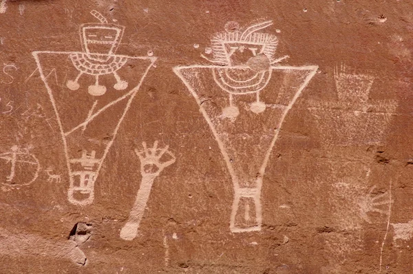 Petroglifos arcaicos — Foto de Stock