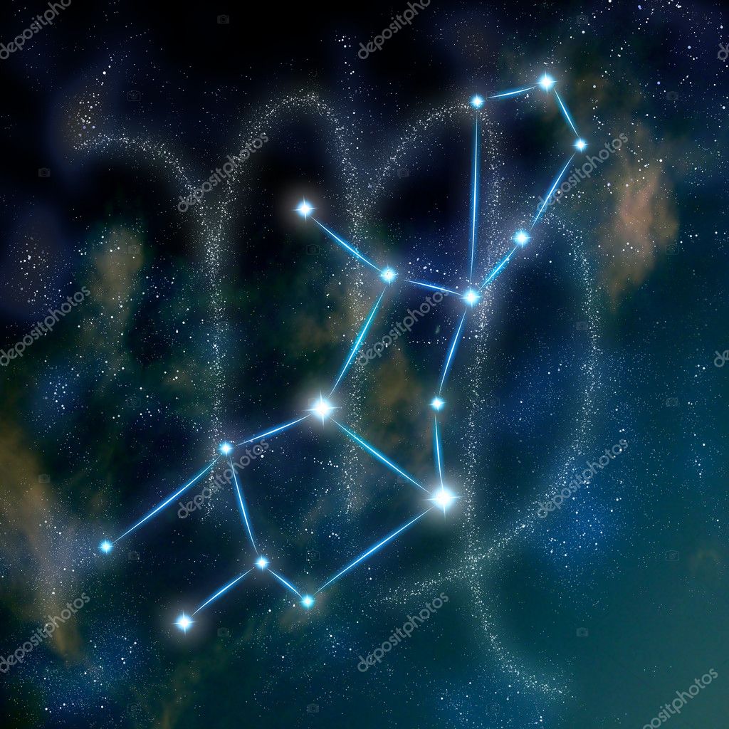 Virgo constellation and symbol — Stock Photo © twentyfreee #8745066