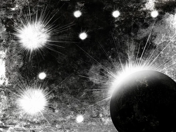 Explosion, burst of light — Stock Photo, Image
