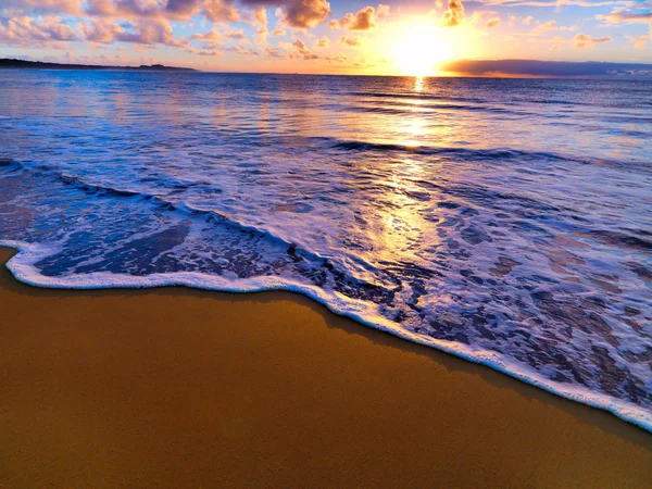 Sonnenuntergang am Strand — Stockfoto