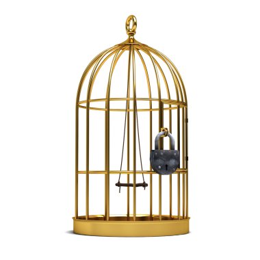 Cage for birds clipart