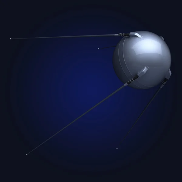 Rus uydusu siyah — Stok fotoğraf