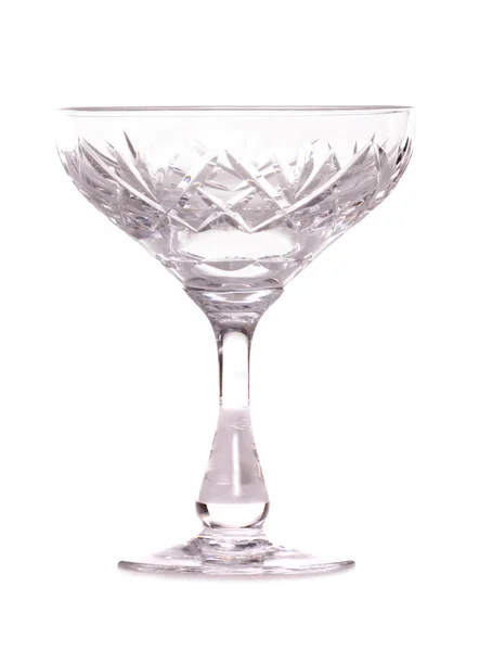 Crystal cocktail champagne glass — Stock Photo, Image