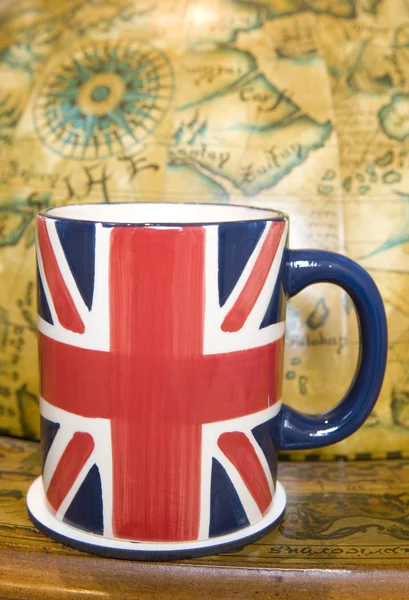 Unión Jack taza de té — Foto de Stock