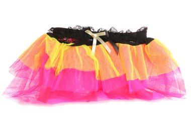 1980s lumo fancy dress skirt clipart