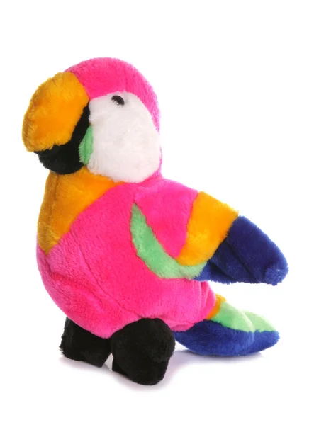 Osiemdziesiątych lumo papuga pluszaka — Zdjęcie stockowe