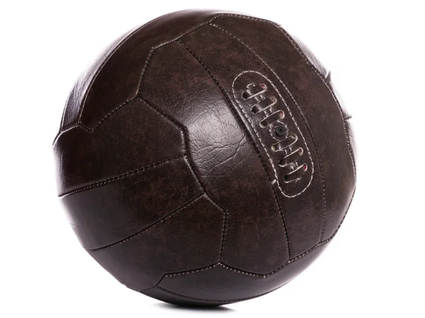 Calcio vintage in pelle — Foto Stock