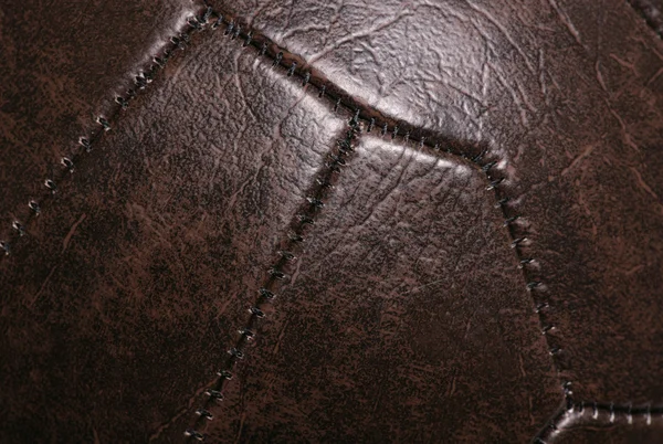 Leather vintage football background — Stock Photo, Image