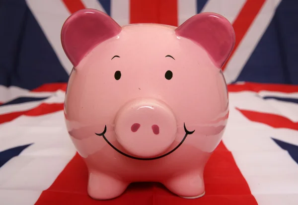UK piggybank — Stockfoto