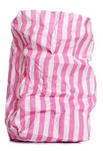 Retro candy stripe sladké taška — Stock fotografie
