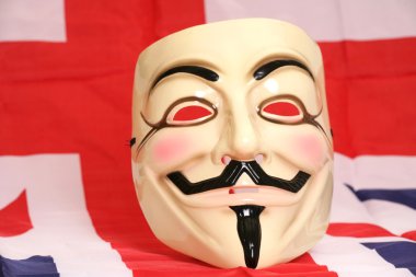 UK guy fawkes mask clipart