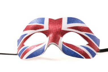 Union jack maskeli balo maskesi kesme