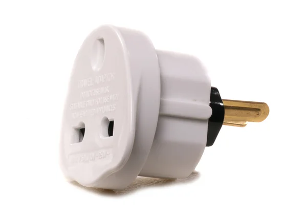 European plug adapter cutout — Stock Photo, Image