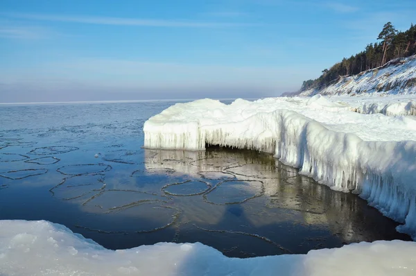 Buz sahil — Stok fotoğraf