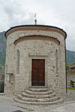 evler ve İtalya şehir rooftops hava fotoğrafı