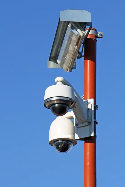Security cameras for the safety of citizens — Stock Photo, Image