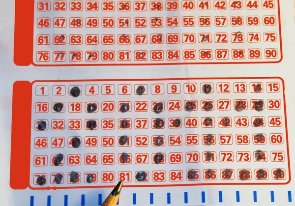 Loterij die de winnende combinatie 2011 gissingen — Stockfoto