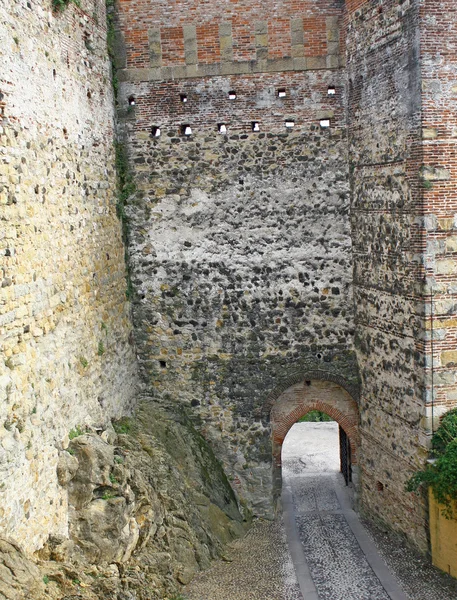 Mauern von Marostica und Burg in der Nähe von Vicenza — Stockfoto