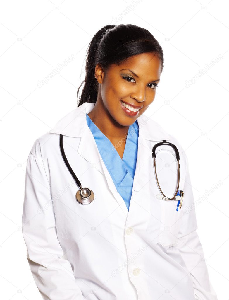 Doctor black woman