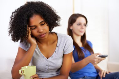 Genç hasta bir kadın