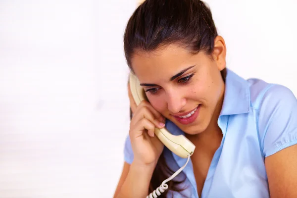 Business woman on phone — Stock Photo, Image