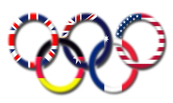 Logo olimpico — Foto Stock
