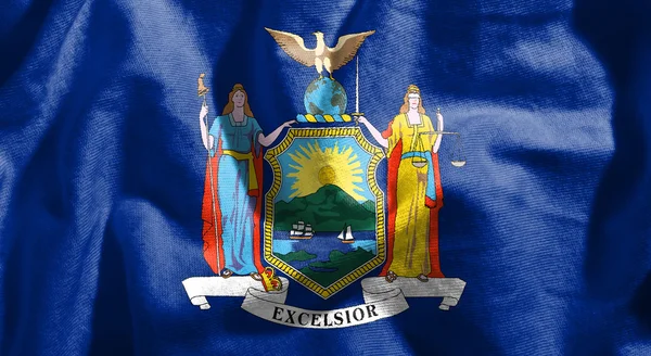 Σημαία της Νέας Υόρκης — Φωτογραφία Αρχείου