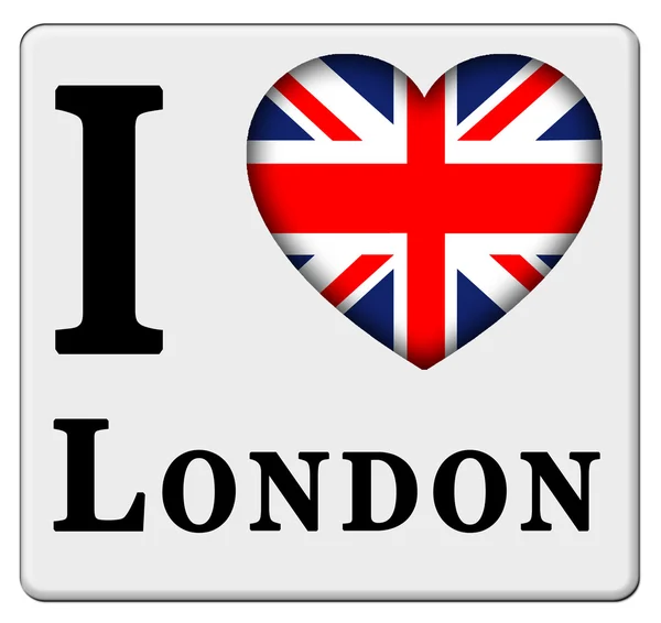 Miluji Londýn — Stock fotografie