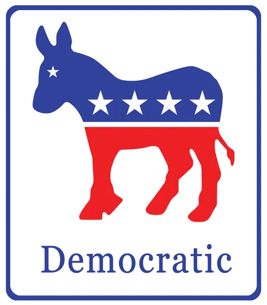 Demokratik afiş — Stok fotoğraf