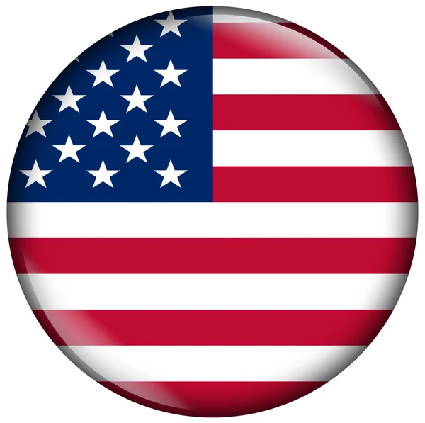 Американская кнопка — стоковое фото