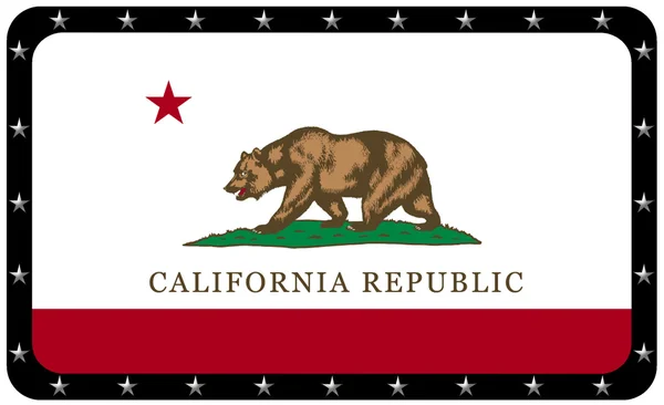 Vlag van Californië — Stockfoto