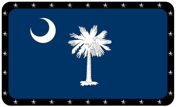 Flag af South Carolina - Stock-foto