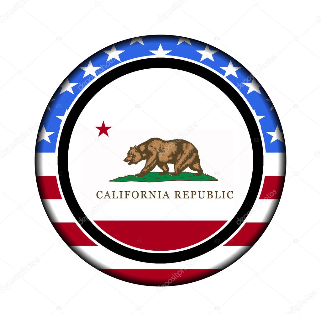 America california button